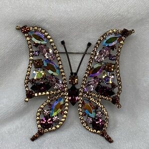 RARE Large Nicky Butler Butterfly Brooch